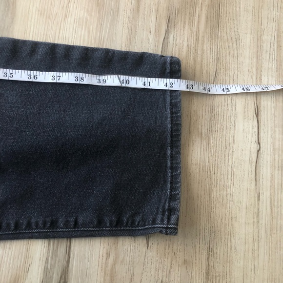 Levi's Ribcage Straight Leg Women's Jeans in Black - Picture 7 of 11